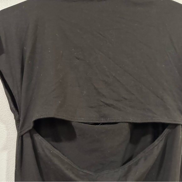 REFORMATION Harlyn Black Cut Out Short Sleeve Maxi Dress Small S NWOT - Picture 3 of 8